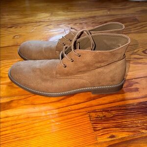 Water-Repellent Faux-Suede Desert Chukka Boots